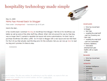 Tablet Screenshot of hospitalitytechnologymadesimple.wordpress.com