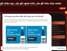 Tablet Screenshot of gonhantao.wordpress.com