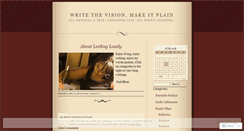 Desktop Screenshot of forgivenfruit.wordpress.com