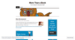 Desktop Screenshot of morethanabook.wordpress.com