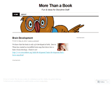 Tablet Screenshot of morethanabook.wordpress.com