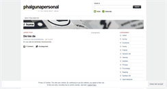 Desktop Screenshot of phalgunapersonal.wordpress.com