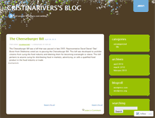 Tablet Screenshot of cristinarivers.wordpress.com