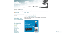 Desktop Screenshot of bookoffloyd.wordpress.com