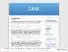 Tablet Screenshot of flefls.wordpress.com