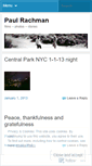 Mobile Screenshot of paulrachman.wordpress.com