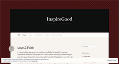 Desktop Screenshot of inspiregood.wordpress.com