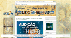 Desktop Screenshot of missaosalvador.wordpress.com