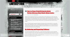 Desktop Screenshot of lawhelpfirm.wordpress.com