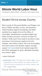 Mobile Screenshot of illinoisworldlaborhour.wordpress.com