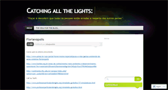 Desktop Screenshot of catchingallthelights.wordpress.com