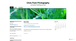 Desktop Screenshot of chrisfiorephotography.wordpress.com