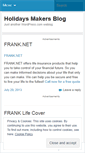 Mobile Screenshot of holidaymaker.wordpress.com