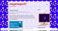 Desktop Screenshot of megamegan27.wordpress.com