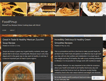 Tablet Screenshot of foodpinupblog.wordpress.com