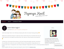 Tablet Screenshot of nyonyakecil.wordpress.com