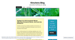 Desktop Screenshot of kirschens.wordpress.com