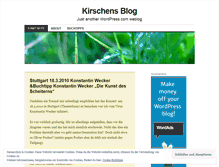 Tablet Screenshot of kirschens.wordpress.com