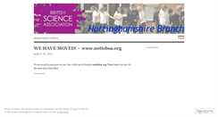 Desktop Screenshot of nottscience.wordpress.com