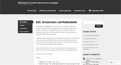 Desktop Screenshot of 1000placesudontwanttobe.wordpress.com