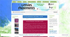 Desktop Screenshot of enviesrhonements.wordpress.com