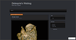 Desktop Screenshot of delesprie.wordpress.com