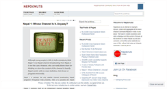 Desktop Screenshot of nepdonuts.wordpress.com