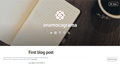 Desktop Screenshot of anamocagrama.wordpress.com