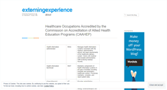 Desktop Screenshot of externingexperience.wordpress.com