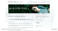 Desktop Screenshot of insidebellascloset.wordpress.com