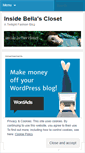 Mobile Screenshot of insidebellascloset.wordpress.com