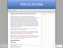 Tablet Screenshot of keithbalomben.wordpress.com