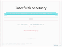 Tablet Screenshot of interfaithsanctuary.wordpress.com