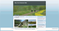 Desktop Screenshot of endurancediary.wordpress.com