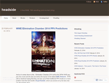 Tablet Screenshot of headside.wordpress.com