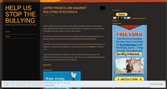 Desktop Screenshot of helpusstopbullying.wordpress.com