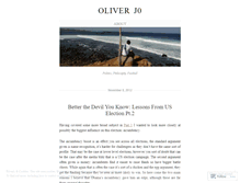 Tablet Screenshot of oliverj0.wordpress.com