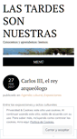 Mobile Screenshot of lastardessonnuestras.wordpress.com