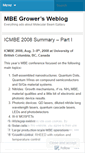 Mobile Screenshot of mbegrower.wordpress.com