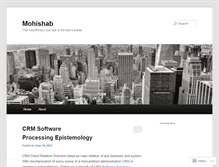 Tablet Screenshot of mohishab.wordpress.com