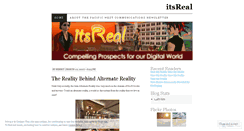 Desktop Screenshot of itsreal.wordpress.com