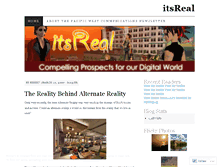 Tablet Screenshot of itsreal.wordpress.com