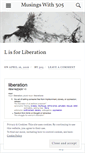 Mobile Screenshot of musingswith305.wordpress.com