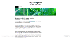 Desktop Screenshot of gaydatingdelhi.wordpress.com