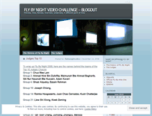 Tablet Screenshot of flybynightvideo.wordpress.com