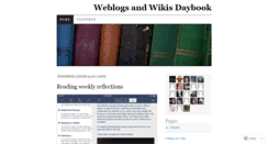 Desktop Screenshot of blogsandwikisdaybook.wordpress.com