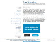 Tablet Screenshot of craigschmeizer.wordpress.com
