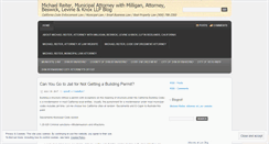 Desktop Screenshot of michaelreiterlaw.wordpress.com