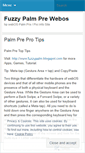 Mobile Screenshot of fuzzypalm.wordpress.com