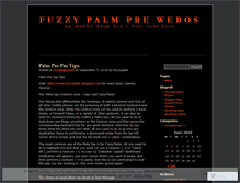 Tablet Screenshot of fuzzypalm.wordpress.com